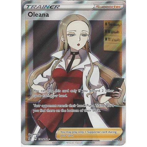 Pokemon Trading Card Game 191192 Oleana Rare Ultra Card Sword