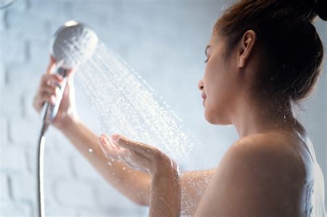 Woman In The Shower Free Photo