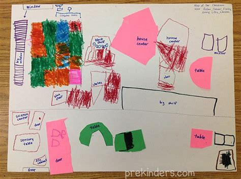 Classroom Maps In Pre K Map Making Activities Geography Activities