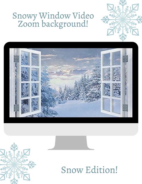 Winter Zoom Background Seedsyonseiackr