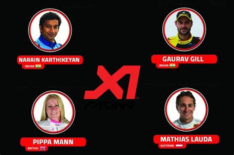 X1 Racing League Teams And Drivers Revealed Autocar India