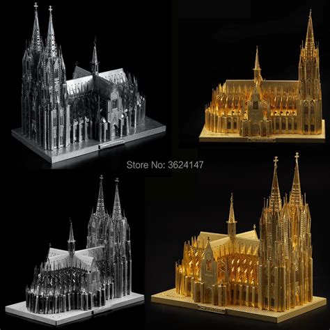 Germany Cologne Cathedral Worlds Great Architectures 3d Puzzle
