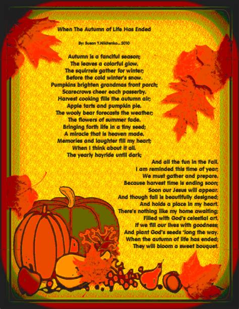 Fall Themed Positive Quotes Quotesgram