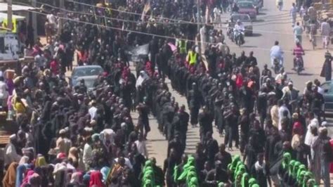 Nigerian Shia Muslims Protest Over Military Crackdown Bbc News