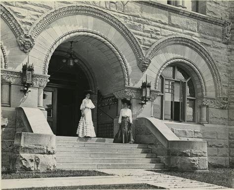 Entrance To Library At West Virginia University West Virginia History