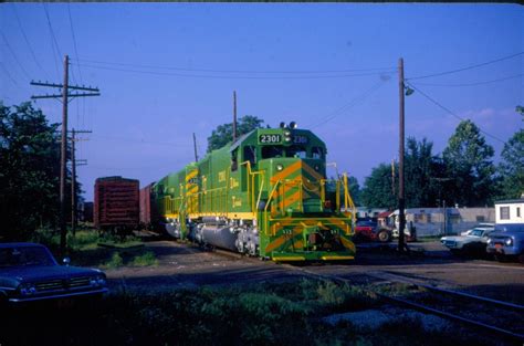 35mm Orig Slide Illinois Terminal Rr Locomotive 2301 Springfield Il