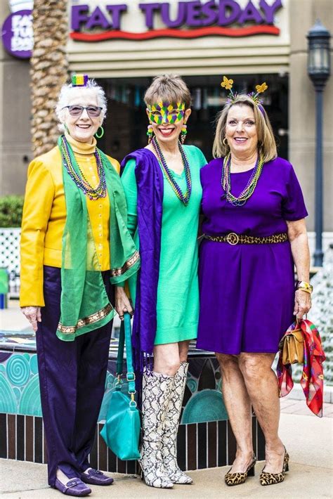 Excellent Outfits Using Mardi Gras Colors For Women Over 50 In 2021