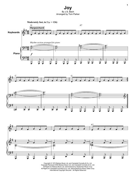 Apollo 100 'Joy' Sheet Music and Printable PDF Music Notes | Sheet music notes, Music notes ...
