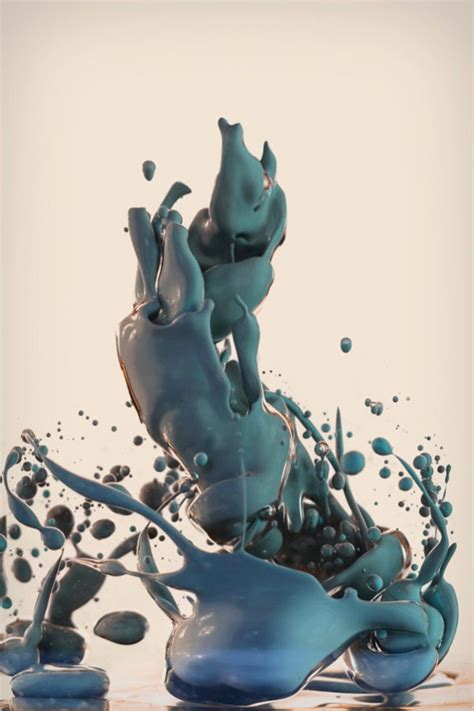 High Speed Photography Of Paint Fubiz Media