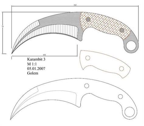 80 pages of great knife templates smithing blades. Image result for small kukri knife template | Knife ...