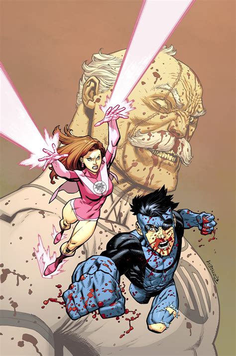 Mark Grayson Atom Eve Invincible Samantha Eve Wilkins And Conquest Invincible Drawn By