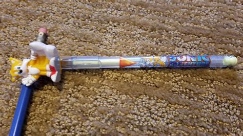 Sonic The Hedgehog Gel Pen Set Of 6 Sonic Adventure Sega Dreamcast Rare