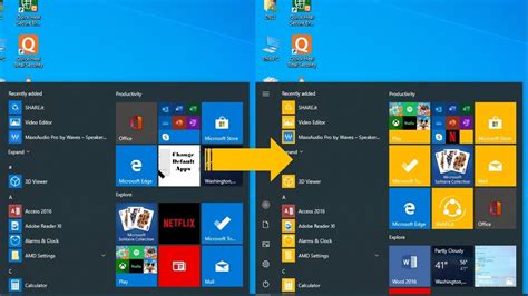 How To Change Start Menu Color In Windows 10 Youtube