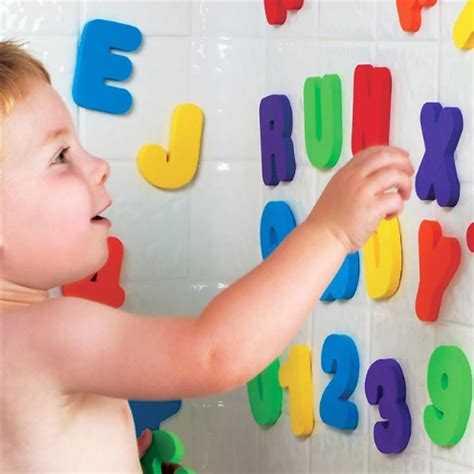 36pcsset Bath Educational Learning Toys Foam Alphabet Letters Digital