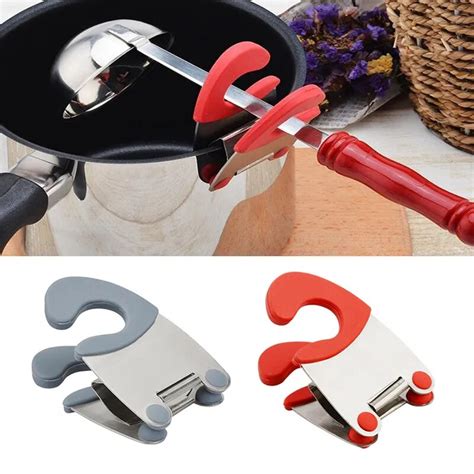 Spatula Clip Spoon Rest Pots Clip Kitchen Tools For Pan Lid Repose Pot