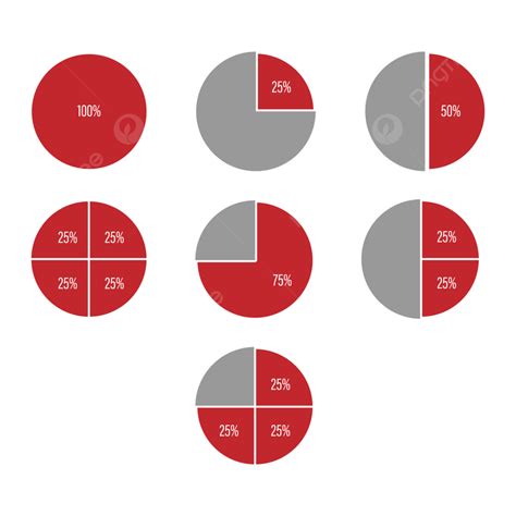 Circle Percentage Diagrams Vector Design Images Chart Diagram Circle