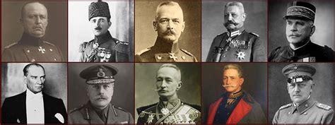 12 Major Military Leaders Of World War I Learnodo Newtonic