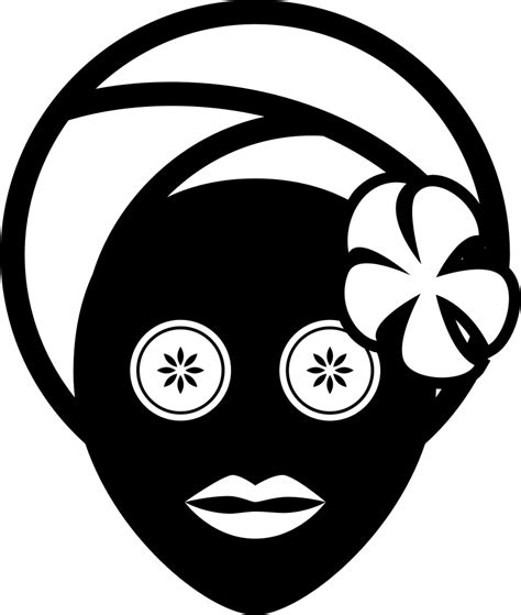 Borong masker unik dan viral, masker seaweed organic beneran bisa putih #ppos eps. Facial Mask With Flower In Spa Svg Png Icon Free Download ...