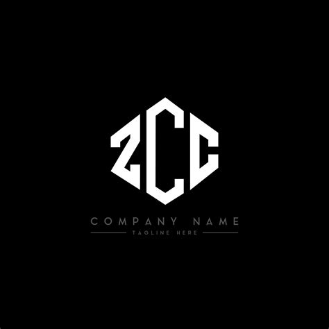 Zcc Letter Logo Design With Polygon Shape Zcc Polygon And Cube Shape