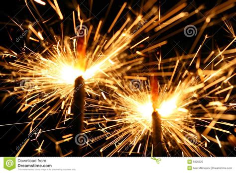Celebration Sparklers Stock Photo Image Of Exposed Elements 5926520