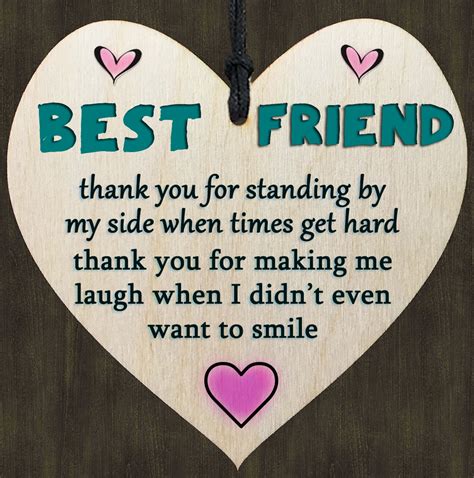 Best Friend T Hanging Wall Friendship Poem Sign Save 20 Today Birthday Quotes For Best