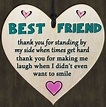 Best Friend Gift - Hanging Wall Friendship Poem Sign - Save 20% Today ...
