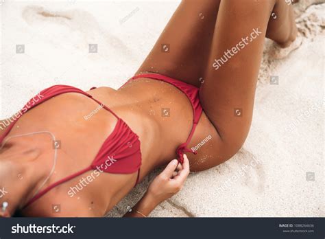 Closeup Part Body Sexy Tanned Girl Stock Photo Shutterstock