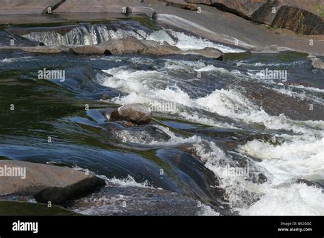 Rapids In River Stock Photo Alamy
