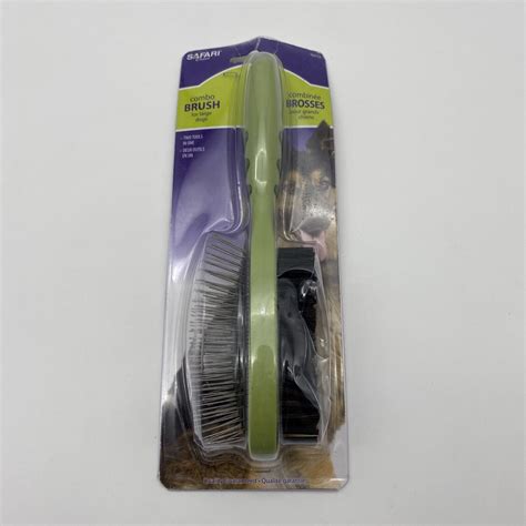 Safari Wire Pin Brush For Large Dog Breeds W6143 Pin New In Package