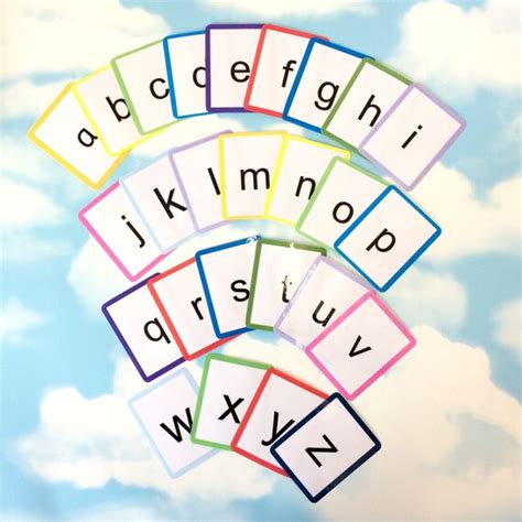 Lowercase Alphabet Flash Cards Free Printable