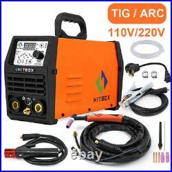 HITBOX TIG 200 Welder Pluse Inverter HF 200A 110v 220V ARC TIG Welding