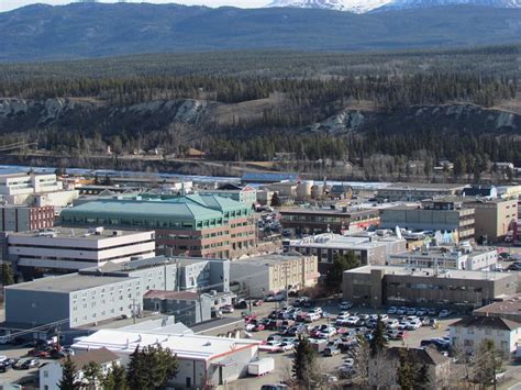 Downtown Whitehorse Yukon As Seen From The Clay Cliffs Flickr