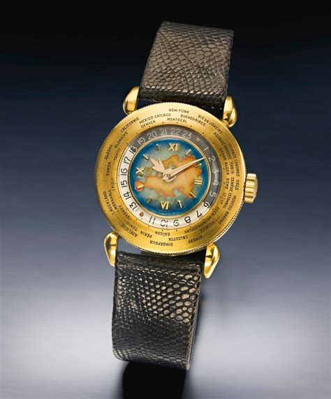 patek philippe world time watch brings 730 000 at sotheby s in new york