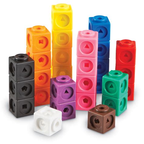 Mathlink Cubes Set Of 100 By Learning Resources Ler4285 Primary Ict