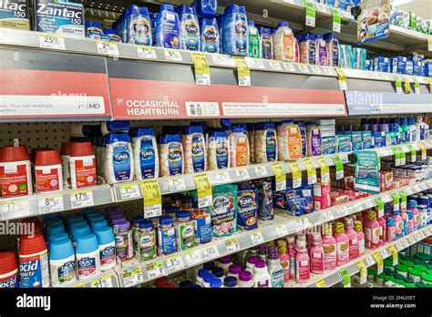 Shelf shelves antacids heartburn medicine tums over the counter otc hi