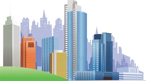 Modern City Vector Clipart Free Vector Design Cdr Ai Eps Png Svg