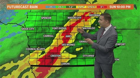 Iowa Weather Update Widespread Soaking Rain Will Move In For Friday