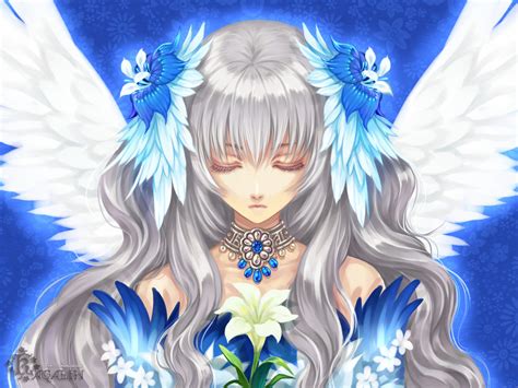Anime Girl Angel 7 Hd Wallpaper