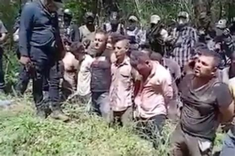 Disturbing Video Shows Mexican Cartel Lining Up Rivals For Mass