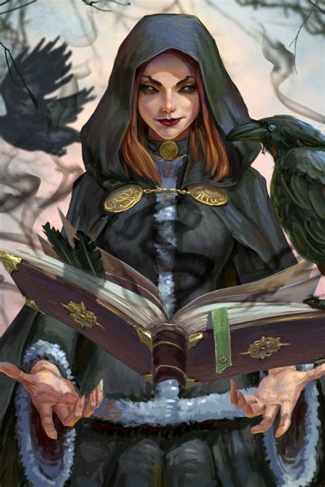 Female Mage Character Portraits Concept Art Characters Character