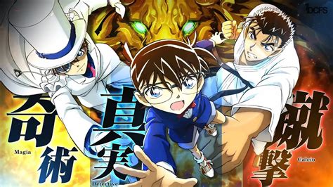 Detective conan movies (劇場版名探偵コナンムービー, gekijōban meitantei konan), films that feature an original plot line rather than being an adaptation of the manga series, are animations created by tms entertainment related to the manga and anime franchise detective conan written and illustrated by. Detective Conan Movie 23 بلوراي 1080P أون لاين مترجم عربي ...