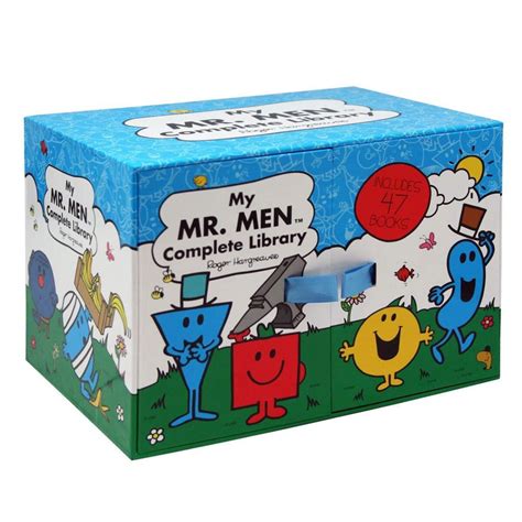 Mr Men Complete Library Book Set Mr Men And Little Miss