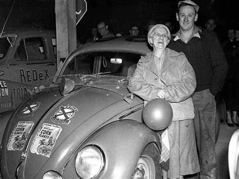 1955 A Scottish Granny Her 1200 Vw Beetle And 10500 Miles Across