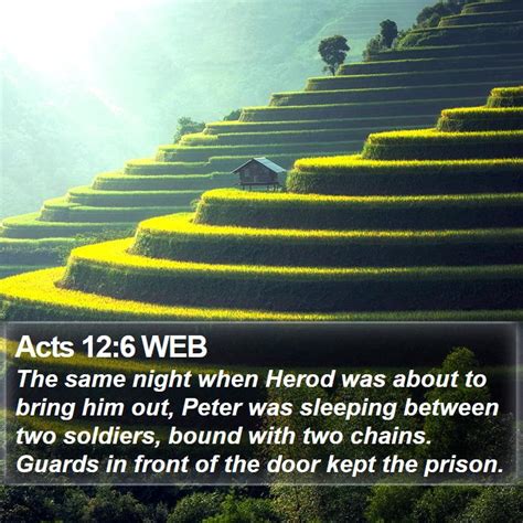Acts 126 Web The Same Night When Herod Was About To Bring Him