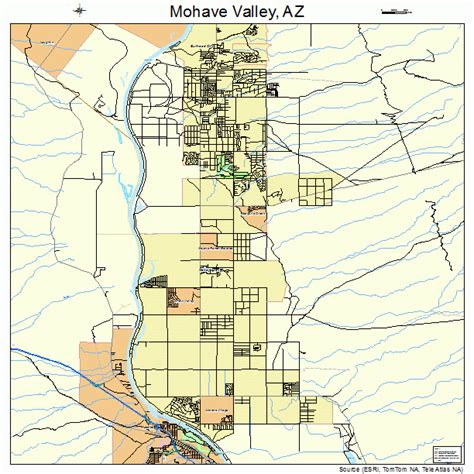 Mohave Valley Arizona Street Map 0447400