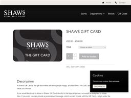 Maybe you would like to learn more about one of these? Shaws Department Stores | Gift Card Balance Check ...