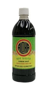 Aloha Hawaiian Soy Sauce Lower Salt Oz Pack Of Ebay