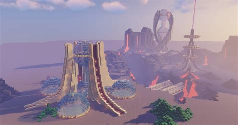 Minecraft Futuristic Tower Base Easy Futuristic Base Minecraft