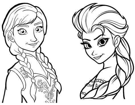 Frozen Gambar Untuk Mewarna Cara Menggambar Ep 173 Tema Elsa Dan Anna