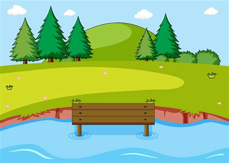 A Simple Nature Scene 362780 Vector Art At Vecteezy